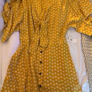 NWT rip curl Button-Down Dress